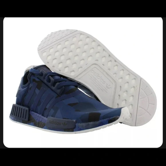 adidas Shoes Adidas Nmd R Fractal Camo Collegiate Navy Poshmark